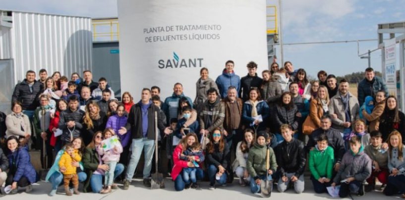 Savant inauguró nueva Planta de Tratamiento de Efluentes