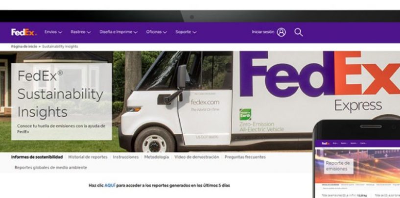 FedEx Express lanza herramienta de autogestión para informes de emisiones