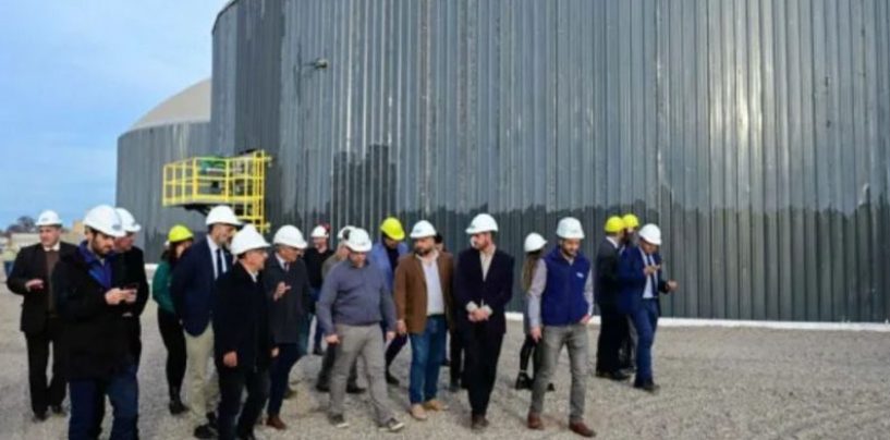 Inauguran una planta de biogás en San Luis para convertir residuos orgánicos en electricidad