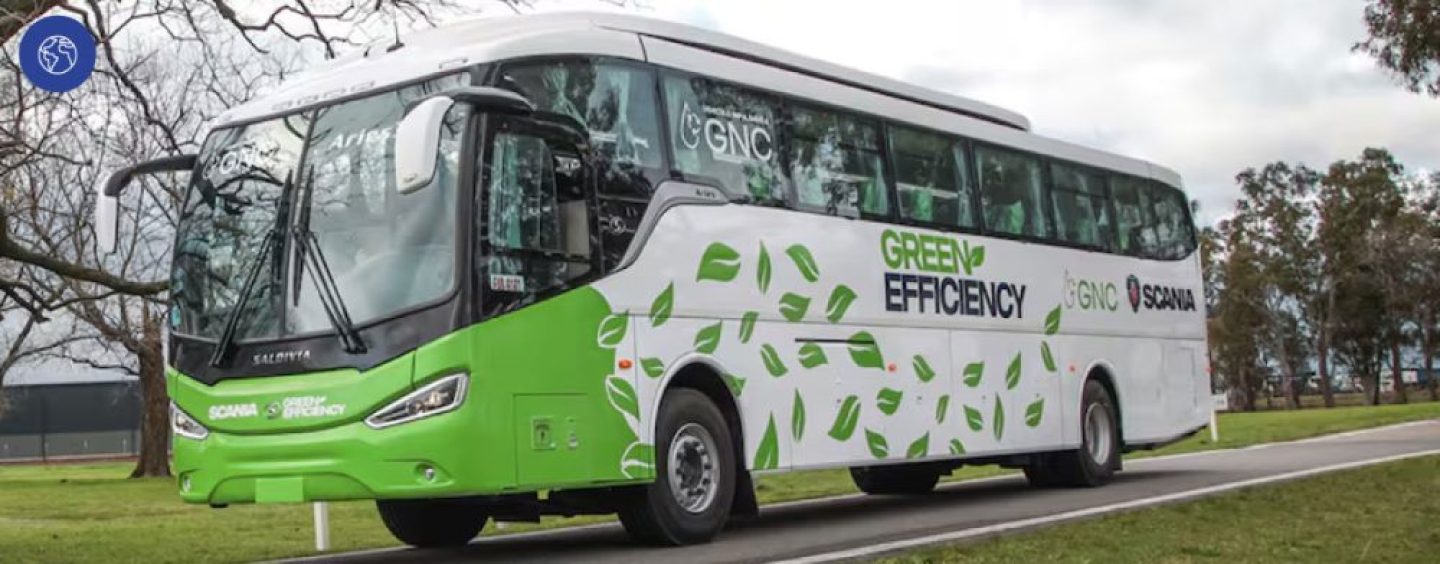 Scania presentó los resultados de la prueba del bus a GNC