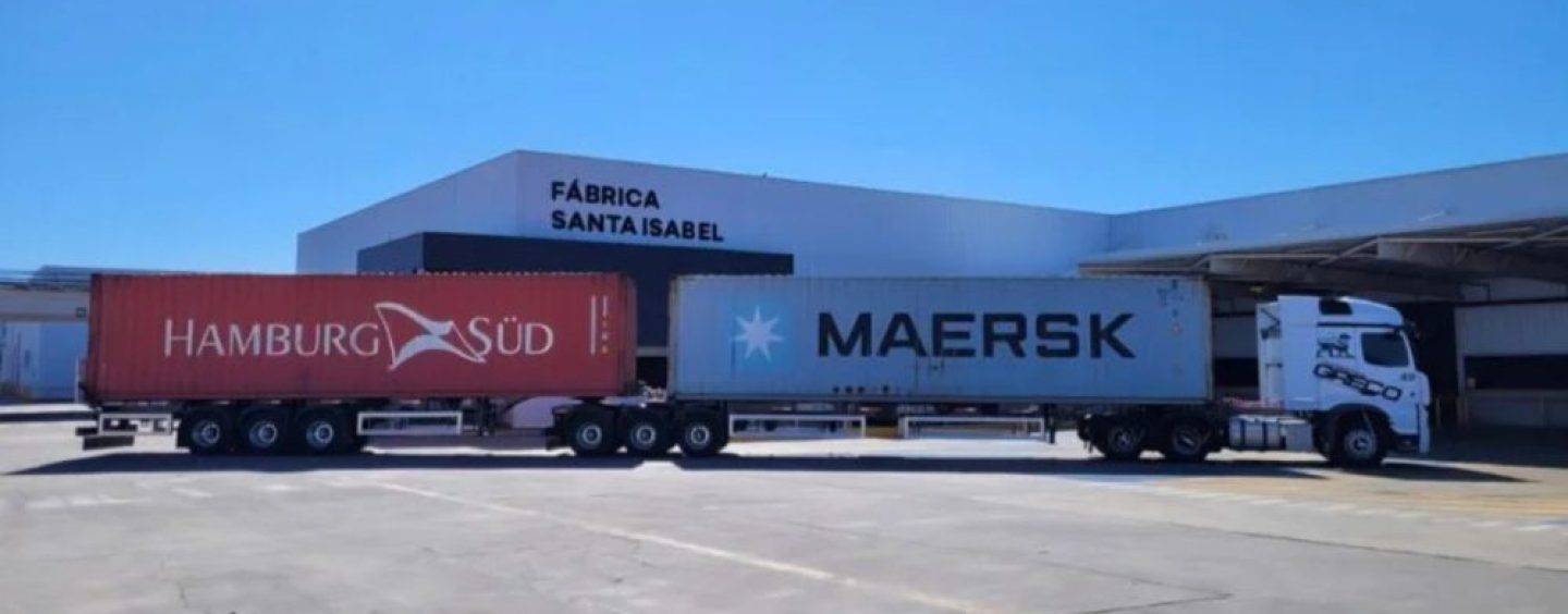 Renault Argentina concretó el primer traslado de contenedores en bitren