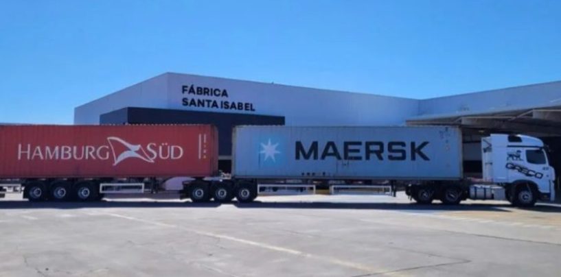 Renault Argentina concretó el primer traslado de contenedores en bitren